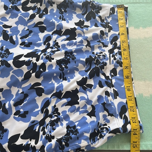 Ben Hager Performance Golf Collection Floral Print Skort - Picture 7 of 9